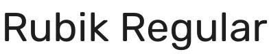 Rubik Font Preview