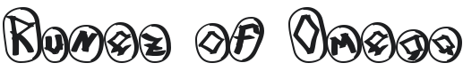 Runez of Omega Three Font Preview