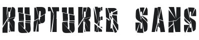 Ruptured Sans Font Preview