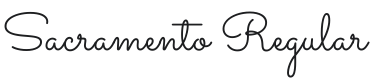 Sacramento Font Preview