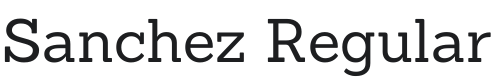 Sanchez Font Preview