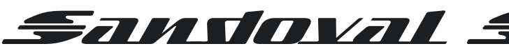 Sandoval Speed-Regular Font Preview