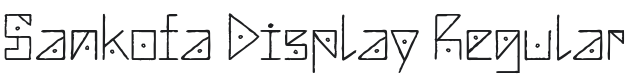 Sankofa Display Font Preview