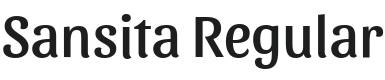 Sansita Font Preview