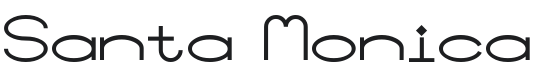 Santa Monica MF Font Preview