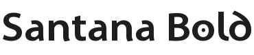 Santana Bold Font Preview