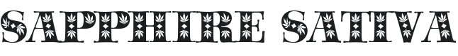 Sapphire Sativa Font Preview