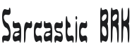 Sarcastic Font Preview