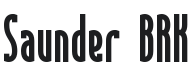 Saunder Font Preview