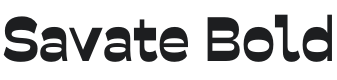 Savate Bold Font Preview