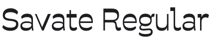 Savate Font Preview