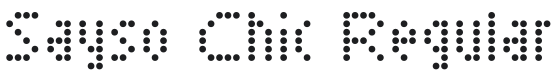 Sayso Chic Font Preview