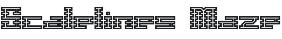 Scalelines Maze BRK Font Preview