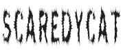 Scaredy Cat Font Preview