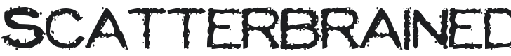 Scatterbrained Restrained Font Preview