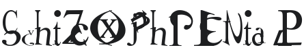 Schizophrenia 2 Font Preview