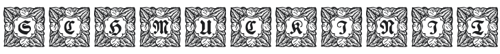 Schmuck-Initialen 3 Font Preview