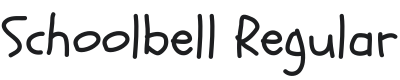 Schoolbell Font Preview
