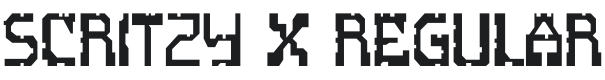 Scritzy X Font Preview