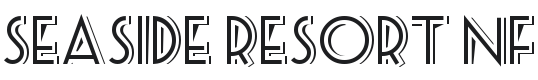 Seaside Resort NF Font Preview