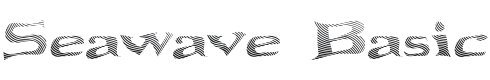 Seawave Basic Font Preview
