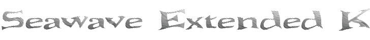 Seawave Extended Keyset Font Preview