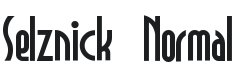 Selznick Font Preview