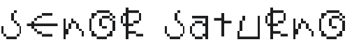Senor Saturno Font Preview
