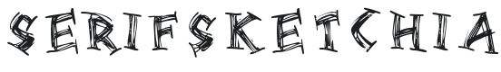 Serif sketchia Font Preview