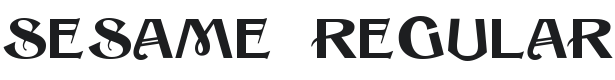 Sesame Font Preview