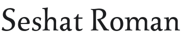 Seshat Font Preview