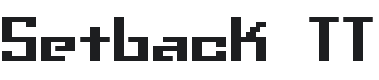 Setback TT Font Preview