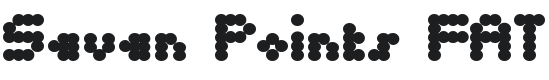 Seven Points FAT Font Preview