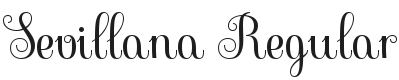 Sevillana Font Preview