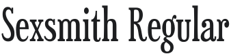 Sexsmith Font Preview
