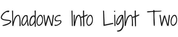 Shadows Into Light Two Font Preview