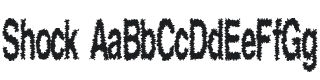 Shock Font Preview