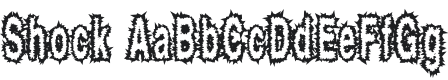 Shock Font Preview