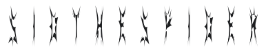 Sid The Spider Font Preview