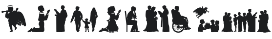 SilhouettA Font Preview