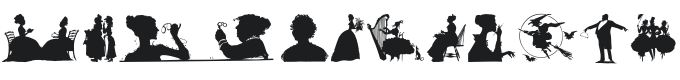 Silhous Font Preview