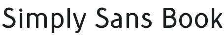 Simply Sans Font Preview