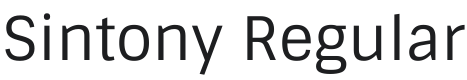 Sintony Font Preview