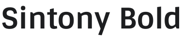 Sintony Bold Font Preview