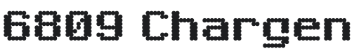 6809 Chargen Font Preview