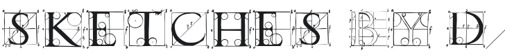 Sketches By Duerer Font Preview