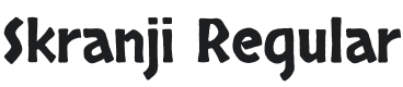 Skranji Font Preview