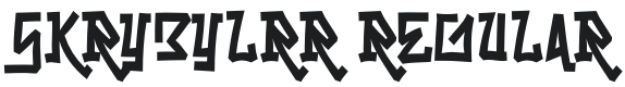 Skrybylrr Font Preview