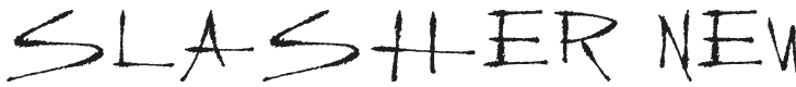 Slasher New Font Preview