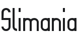 Slimania Font Preview